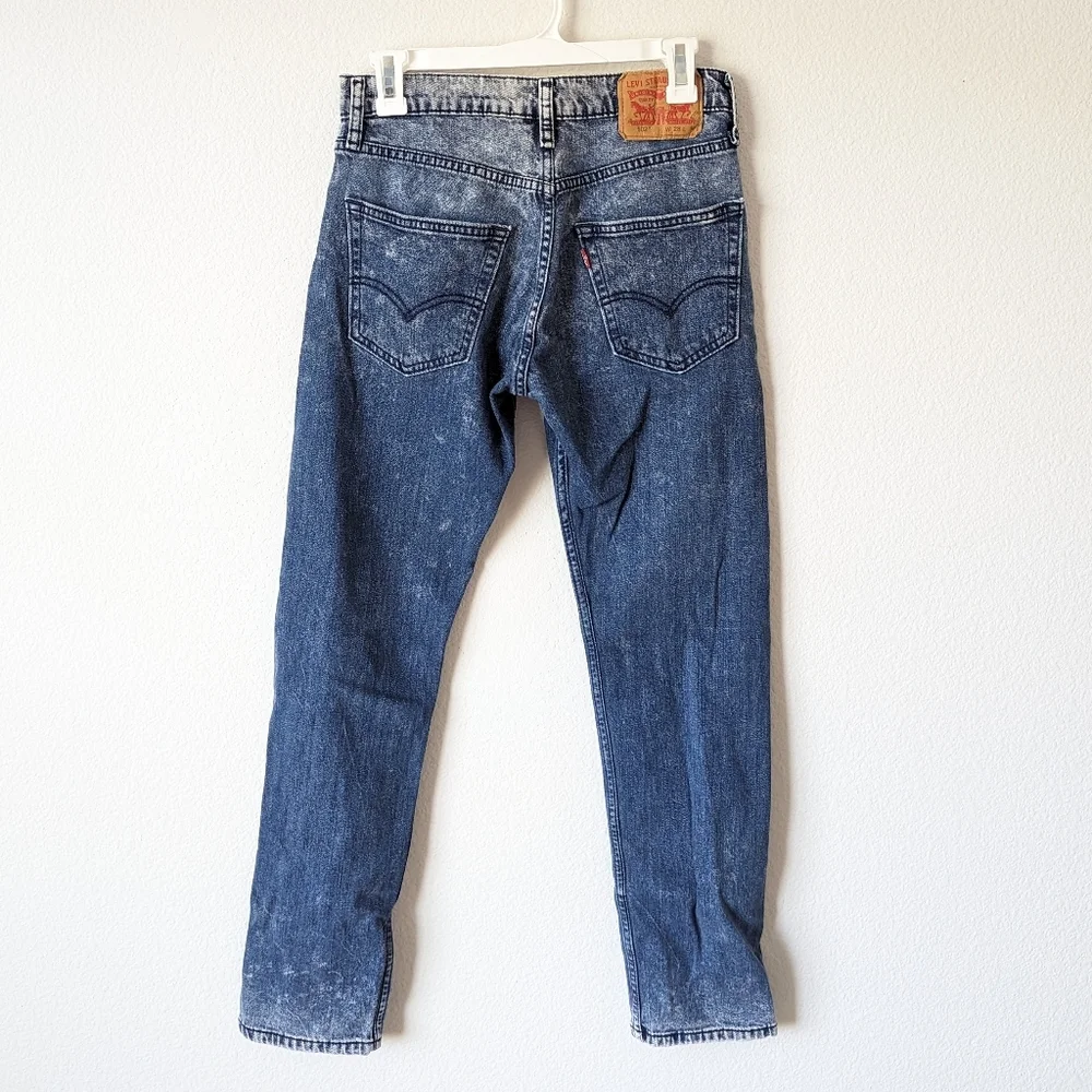 Mens Levi's 502 Acid Wash Jeans 28 X 30